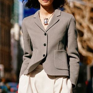 Zara gray blazer jacket